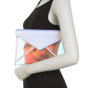 Rebecca Minkoff - Leo Holographic Envelope Clutch